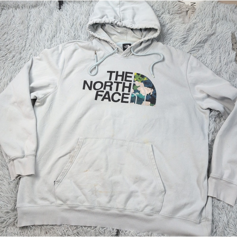 The North Face Sweatshirt Mens XXL Hoodie Graphic Logo Pocket Gorpcore